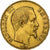 France, Napoleon III, 50 Francs, 1859, Strasbourg, Gold, AU(50-53), Le