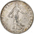 Francja, 50 Centimes, Semeuse, 1908, Paris, Srebro, AU(50-53), Gadoury:420