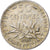 Francja, 50 Centimes, Semeuse, 1909, Paris, Srebro, MS(60-62), Gadoury:420