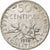 Francja, 50 Centimes, Semeuse, 1910, Paris, Srebro, AU(50-53), Gadoury:420