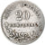 Italie, Vittorio Emanuele II, 20 Centesimi, 1863, Turin, Argent, TB, KM:13.2