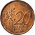 Bundesrepublik Deutschland, 20 Euro Cent, planchet error struck on 5 cent, 2006