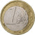 Niemcy - RFN, Euro, error misaligned center hole, 2002, Berlin, Bimetaliczny