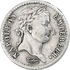 Francja, 1/2 Franc, Napoléon I, 1812, Lille, Srebro, VF(30-35), Gadoury:399