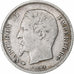 Frankrijk, Napoleon III, 50 Centimes, 1858, Paris, Zilver, FR, Gadoury:414