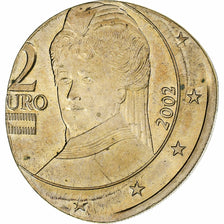 Österreich, 2 Euro, error struck on core only, 2002, Vienna, Cupronickel, UNZ