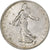 France, Franc, Semeuse, 1909, Paris, Silver, AU(55-58), Gadoury:467, KM:844.1