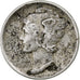 Verenigde Staten, Dime, Mercury Dime, 1920, Philadelphia, Zilver, ZF+, KM:140