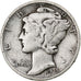 Verenigde Staten, Dime, Mercury Dime, 1935, Philadelphia, Zilver, FR, KM:140