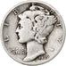 Verenigde Staten, Dime, Mercury Dime, 1939, Philadelphia, Zilver, FR, KM:140