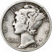 Verenigde Staten, Dime, Mercury Dime, 1940, San Francisco, Zilver, FR, KM:140