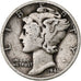 Verenigde Staten, Dime, Mercury Dime, 1941, Philadelphia, Zilver, ZG+, KM:140