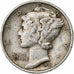 Stati Uniti, Dime, Mercury Dime, 1941, Philadelphia, Argento, MB+, KM:140