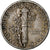 Verenigde Staten, Dime, Mercury Dime, 1943, Philadelphia, Zilver, FR, KM:140