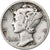 USA, Dime, Mercury Dime, 1943, San Francisco, Srebro, VF(20-25), KM:140