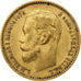 Russland, Nicholas II, 5 Roubles, 1898, Saint Petersburg, Gold, SS+, KM:62