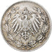 DUITSLAND - KEIZERRIJK, 1/2 Mark, 1918, Munich, Zilver, PR, KM:17