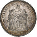 Frankrijk, 5 Francs, Hercule, 1873, Paris, Zilver, ZF+, Gadoury:745a, Le