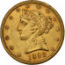 Vereinigte Staaten, $5, Half Eagle, Coronet Head, 1892, San Francisco, Gold, S