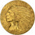 United States, $5, Half Eagle, Indian Head, 1910, Philadelphia, Gold, AU(50-53)