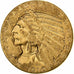 Estados Unidos da América, $5, Half Eagle, Indian Head, 1910, Philadelphia