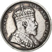 Établissements des détroits, Edward VII, Dollar, 1903, Bombay, Argent, TTB