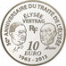 Francja, 10 Euro, Monnaie de Paris, 50 ans du traité de l'Élysée, Proof