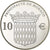 Monaco, 10 Euro, Honoré II, BE, 2012, Paris, Zilver, FDC, Gadoury:MC204