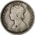 INDIA-BRITISH, Victoria, 1/4 Rupee, 1877, Bombay, Silver, VF(20-25), KM:490