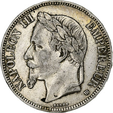 Francia, 5 Francs, Napoléon III, 1869, Strasbourg, Argento, MB+, Gadoury:739