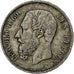 Belgia, Leopold II, 5 Francs, 5 Frank, 1875, Srebro, VF(20-25), KM:24