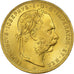 Österreich, Franz Joseph I, 8 Florins-20 Francs, 1892, Vienna, Restrike, Gold