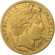 Frankreich, 10 Francs, Cérès, 1851, Paris, Gold, SS, Gadoury:1012, KM:770