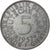 GERMANY - FEDERAL REPUBLIC, 5 Mark, 1957, Stuttgart, Silver, AU(50-53), KM:112.1