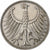 GERMANIA - REPUBBLICA FEDERALE, 5 Mark, 1951, Stuttgart, Argento, BB, KM:112.1