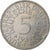 GERMANIA - REPUBBLICA FEDERALE, 5 Mark, 1951, Stuttgart, Argento, BB, KM:112.1