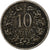 Lussemburgo, Adolphe, 10 Centimes, 1901, Rame-nichel, MB, KM:25