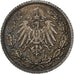 GERMANIA - IMPERO, 1/2 Mark, 1917, Berlin, Argento, BB, KM:17