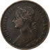 Gran Bretaña, Victoria, Farthing, 1895, Bronce, BC+, KM:753