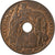 FRENCH INDO-CHINA, Cent, 1917, Paris, Bronze, AU(55-58), Lecompte:77, KM:12.1