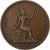 Tailandia, Rama V, Att, 1899, Bronce, BC+, KM:22