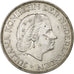 Netherlands, Juliana, 2-1/2 Gulden, 1961, Silver, AU(55-58), KM:185