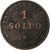 ITALIAN STATES, PAPAL STATES, Pius IX, Soldo, 5 Centesimi, 1867, Rome, Copper