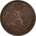 Belgium, Albert I, 2 Centimes, 1919, Copper, AU(50-53), KM:65