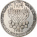 Bundesrepublik Deutschland, 5 Mark, 1974, Stuttgart, Germany, SS+, Silber