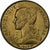 Madagascar, 20 Francs, 1953, Paris, Aluminio - bronce, EBC, KM:7