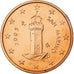 San Marino, Euro Cent, 2005, Rome, Miedź platerowana stalą, MS(63), KM:440