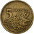 Poland, 5 Groszy, 1998, Warsaw, Brass, EF(40-45), KM:278