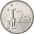 Slowakei, 2 Koruna, 2003, Nickel plated steel, UNZ, KM:13