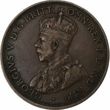 Australia, George V, Penny, 1911, Bronce, BC+, KM:23